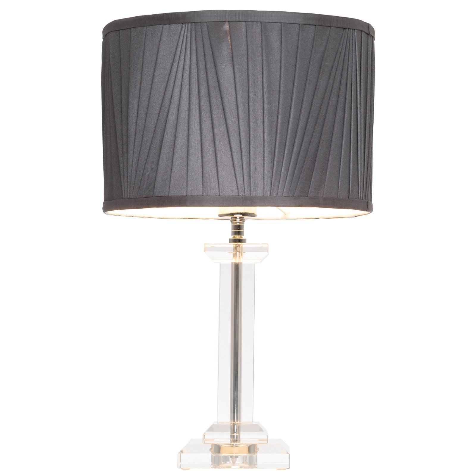 Albion Crystal With Pleated Shade Table Lamp - Image 2